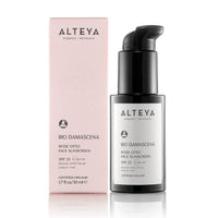 Alteya Organics Bio Damascena Organic Rose Otto Face Sunscreen Cream SPF25 50ml