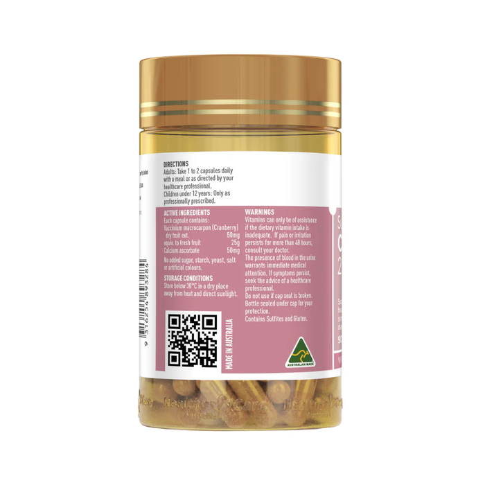 Healthy Care Super High Strength Cranberry 25000mg 90Caps