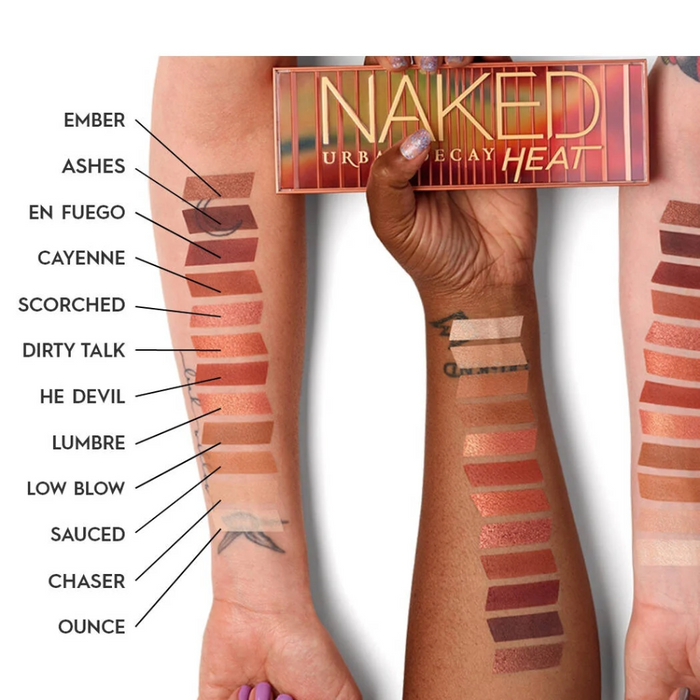 Urban Decay Naked Heat Eyeshadow Palette 12×1.3g