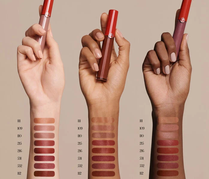 Liquid Lipstick Swatches Armani Rouge Matte Buy Armani Beauty 105