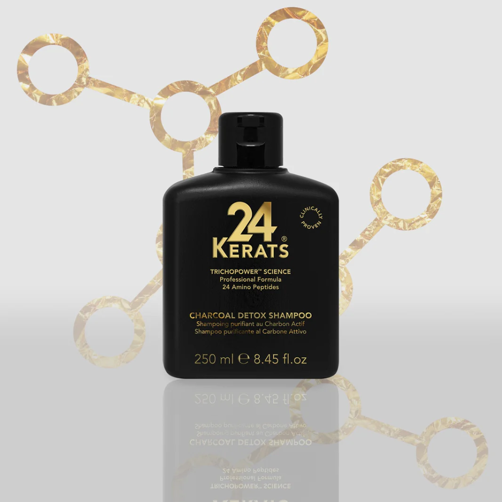 24 Kerats Charcoal Detox Shampoo 250ml