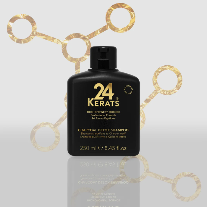 24 Kerats Charcoal Detox Shampoo 250ml