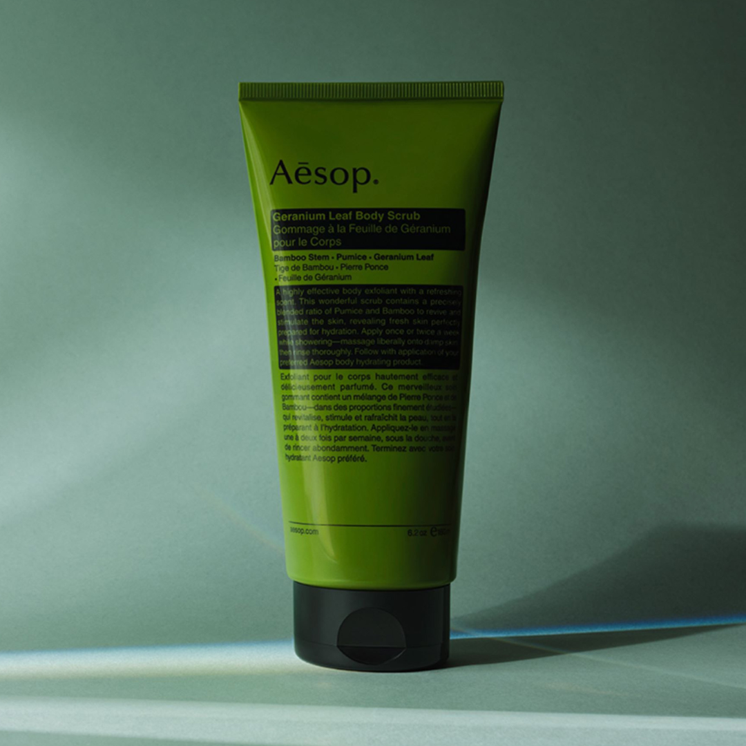 Aesop Geranium Leaf Body Scrub 180ml