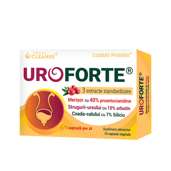 COSMO PHARM Uroforte Black Cherry Extract For Urinary Infections 10Caps