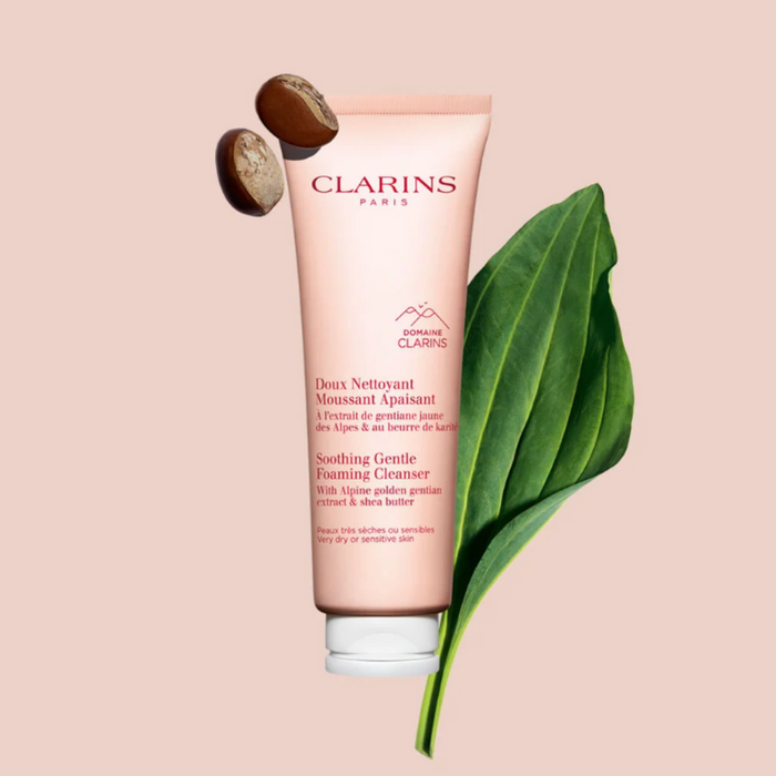 Clarins Soothing Gentle Foaming Face Cleanser for Dry Skin 125ml