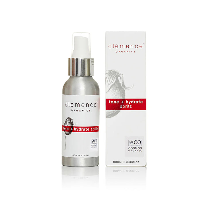 Clémence Organics Tone + Hydrate Spritz Set