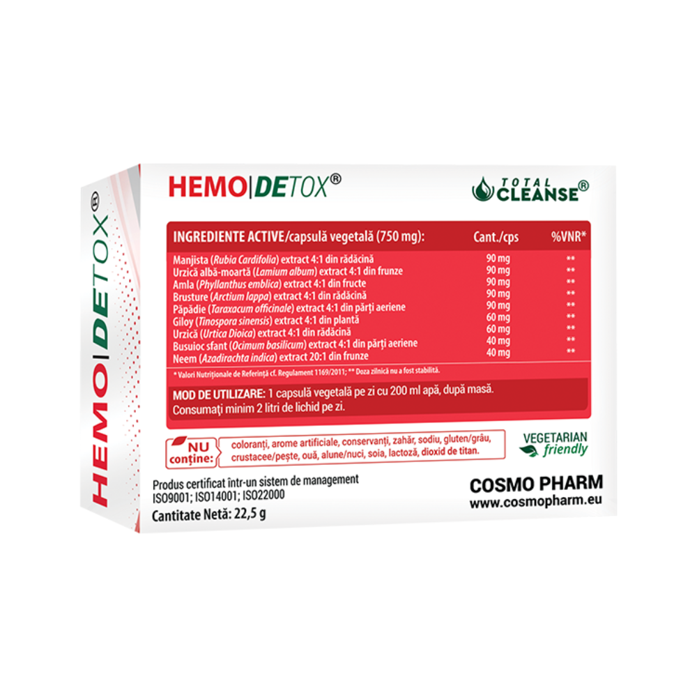 Cosmo Pharm HemoDetox 30 Capsule
