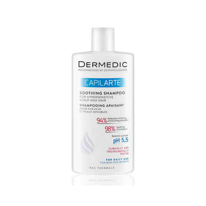 Dermedic Capilarte Soothing Shampoo For Excessively Sensitive Scalp And Hair 300ml