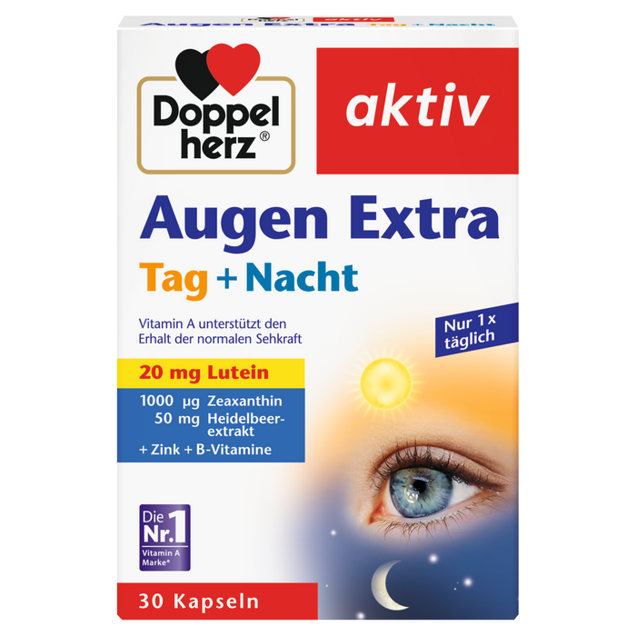 Doppelherz Aktiv Augen Extra Tag + Nacht Kapseln 30 Caps