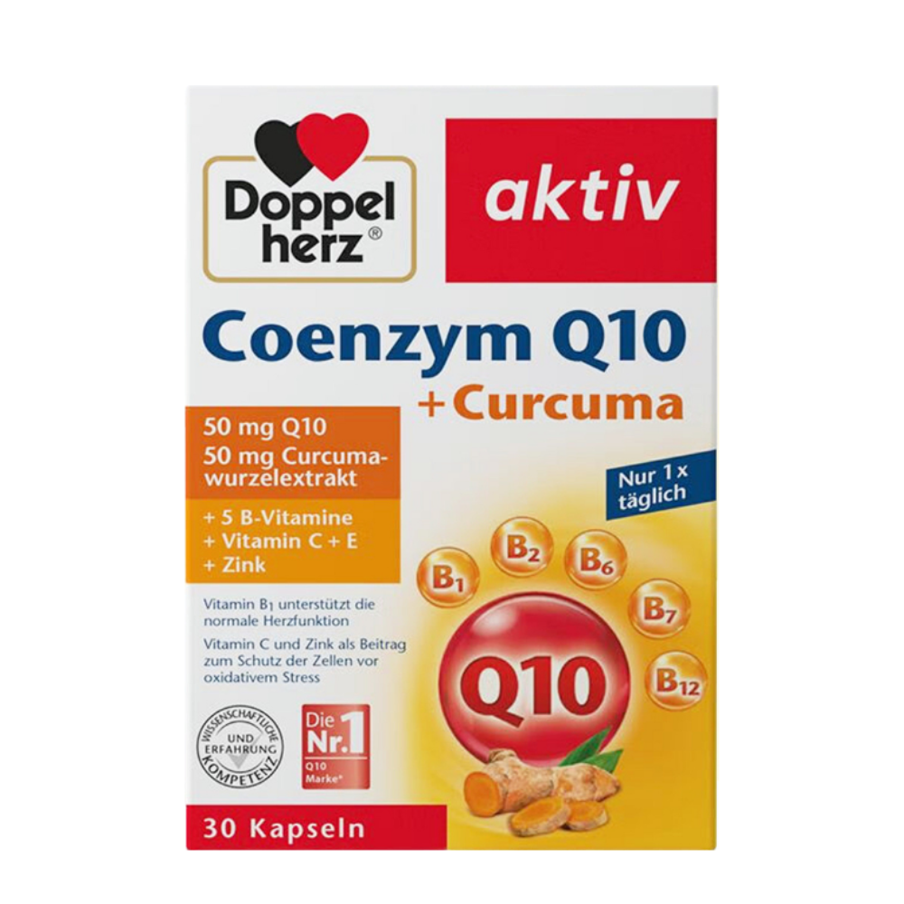 Doppelherz Aktiv Coenzyme Q10 + Curcuma 30 Caps
