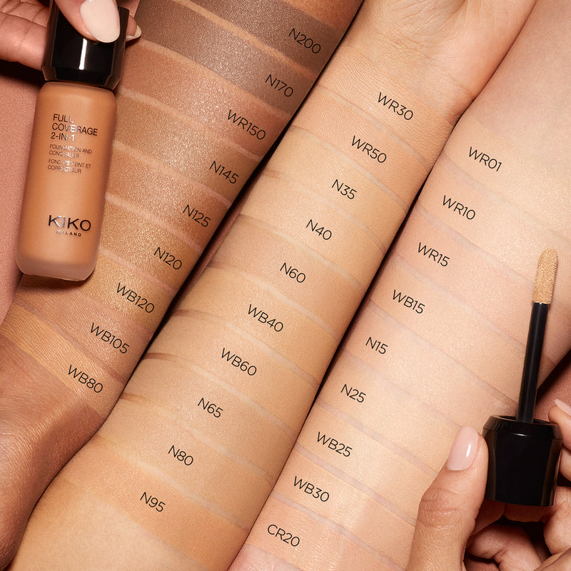 KIKO Milano Full Coverage 2-In-1 Foundation & Concealer 25ml #15 Neutral