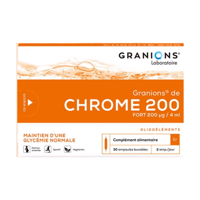 Granions Chrome 200µg 30 Phials