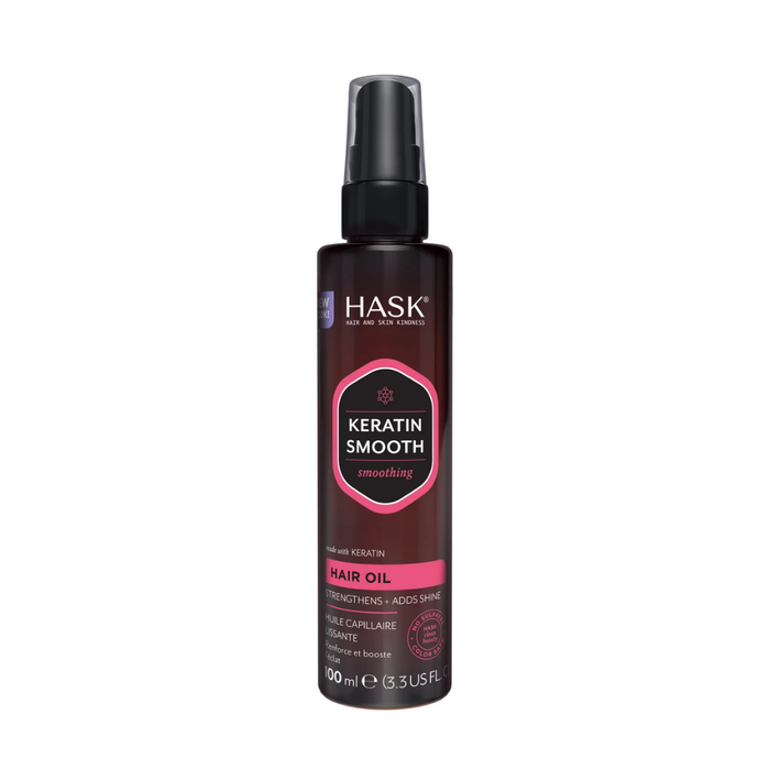 Hask Keratin Smoothing Hair Oil 100ml