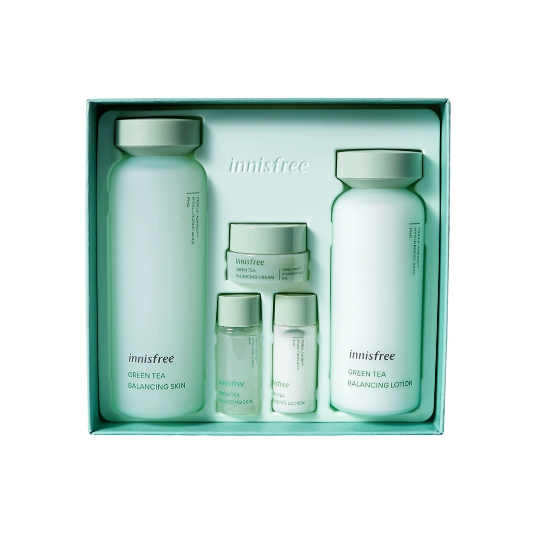 Innisfree green tea online set