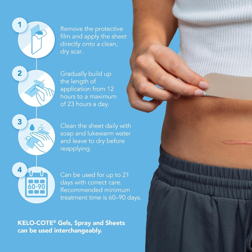 KELO-COTE C-Section Scar Sheet 1pc