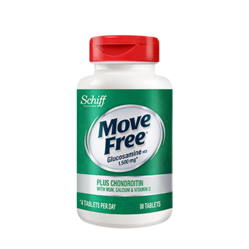 Move Free Glucosamine Plus Chondroitin With MSM + Calcium & Vitamin D 80 Caps