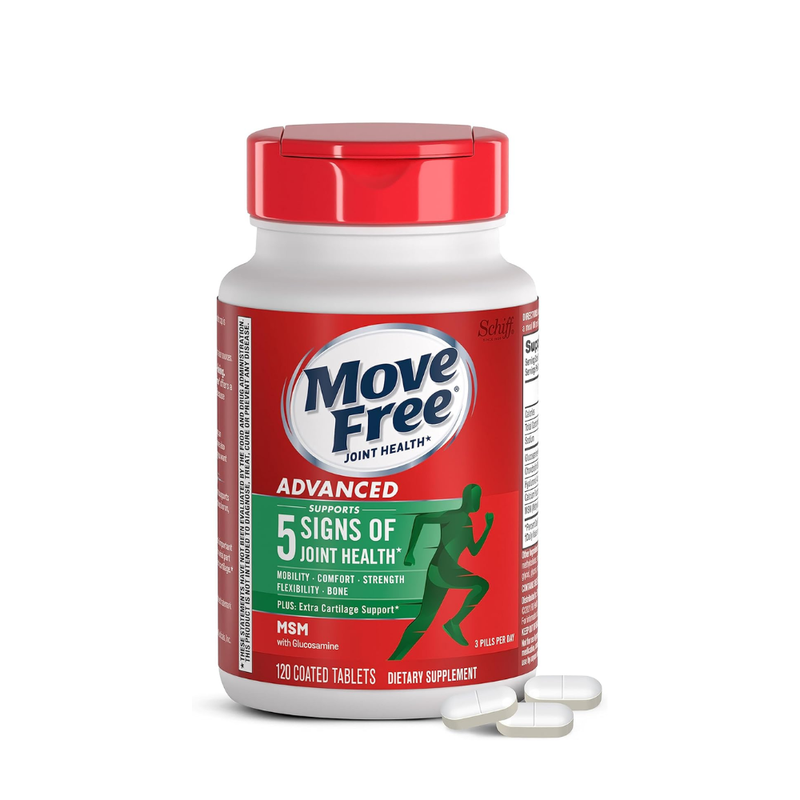 Move Free Advanced MSM With Glucosamine Joint Supplement 120Caps