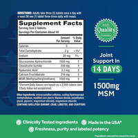 Move Free Advanced MSM With Glucosamine Joint Supplement 120Caps
