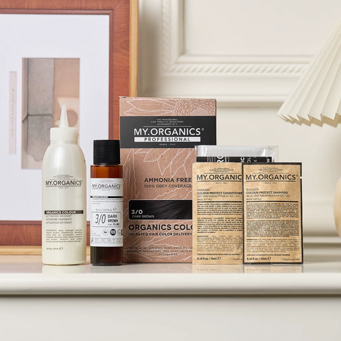 My Organics Organic Colour Oil-Based Hair Color Delivery System (2 x 50ml + 2 x 10ml)