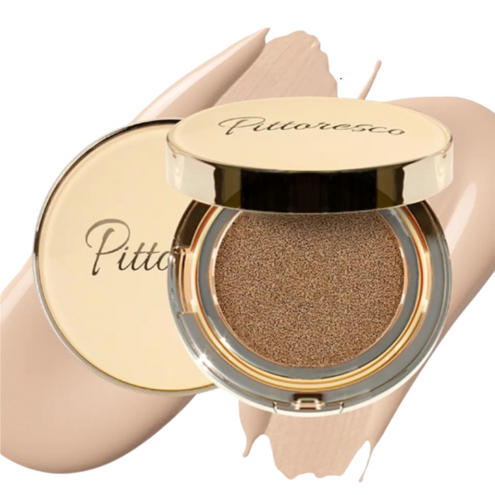 Pittoresco Cover BB Cushion (This Product + 1 Refill Set) 30g