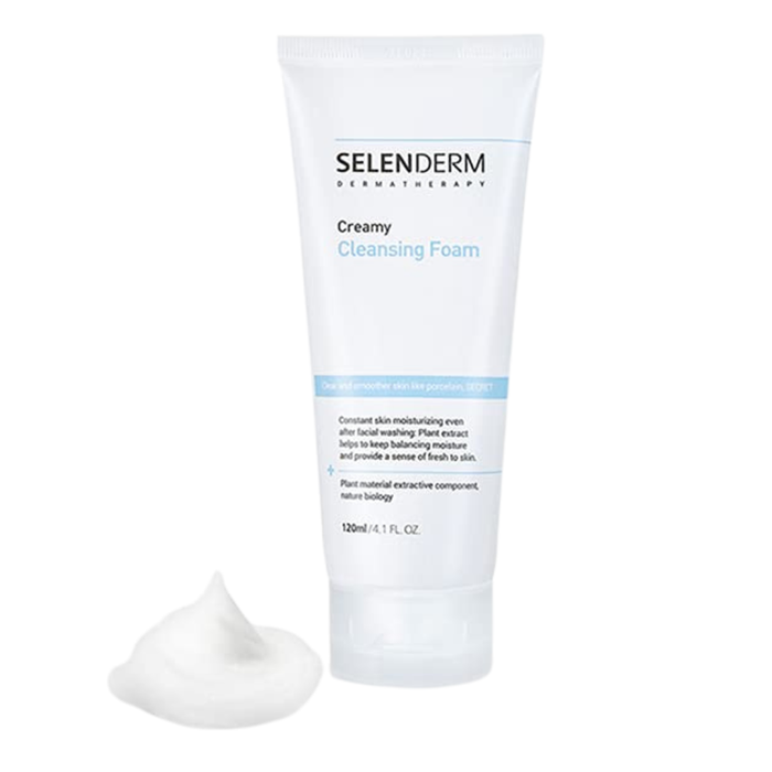 Selenderm Creamy Cleansing Foam 120ml