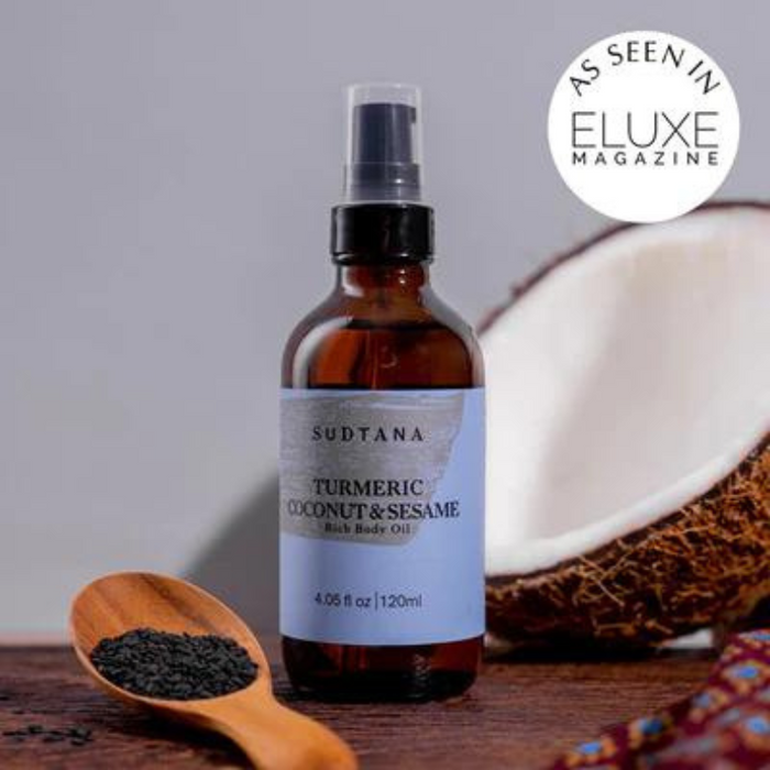 Sudtana Turmeric Coconut & Sesame Rich Body Oil 120ml