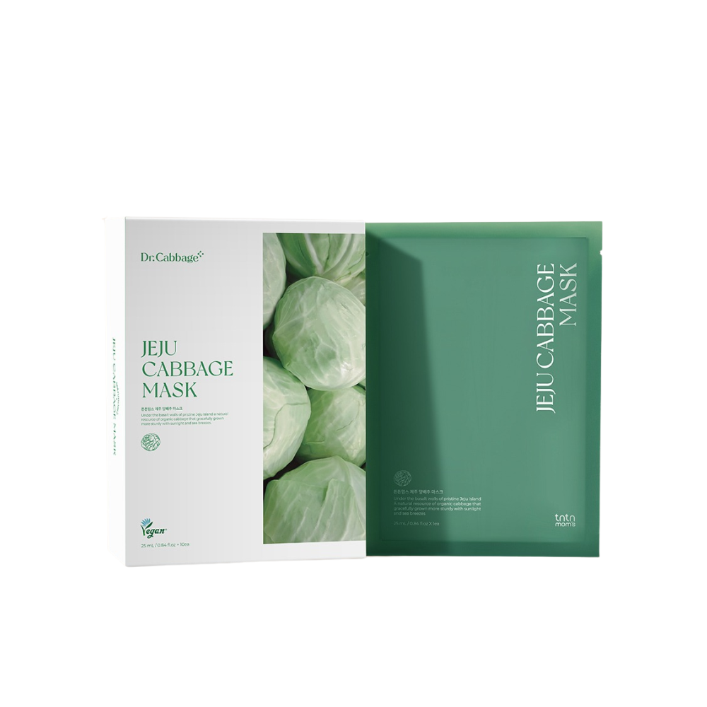 Tntnmom's Jeju Cabbage Vegan Mask Pack 10pcs X 25ml