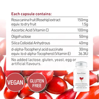 Unichi Rosa Prima Rosehip Extract 1500MG Complex 60 Caps