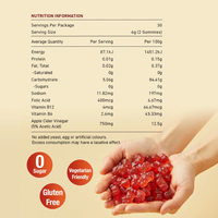 Unichi Teddi Lab Apple Cider Vinegar Gummy 60 Gummies