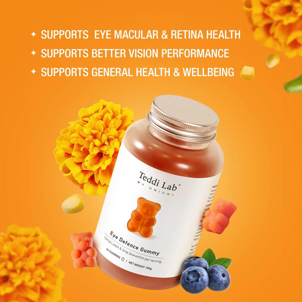 Unichi Teddi Lab Eye Defence Gummy 60 Gummies