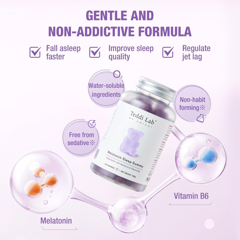 Unichi Teddi Lab Melatonin Sleep Gummy 60 Gummies