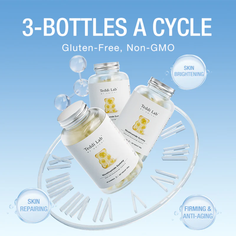 Unichi Teddi Lab Nicotinamide Gummy 60 Gummies