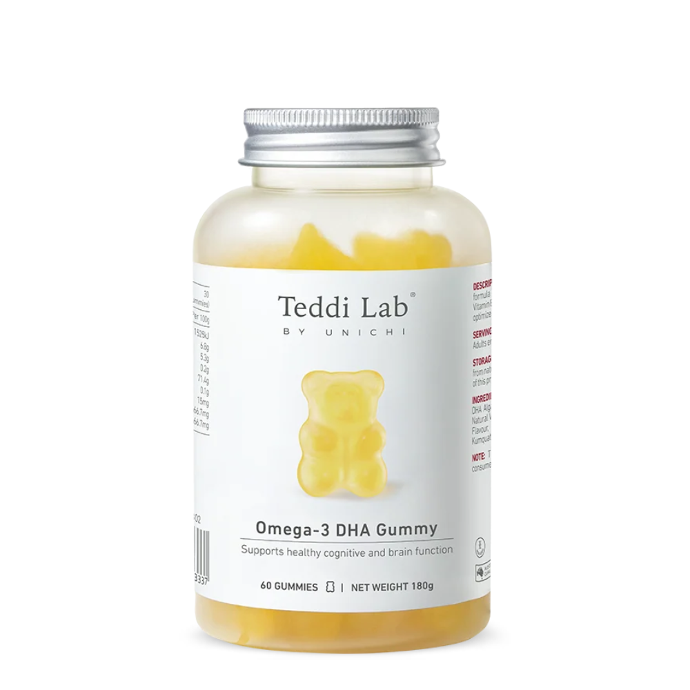 Unichi Teddi Lab Omega-3 DHA Gummy 60 Gummies