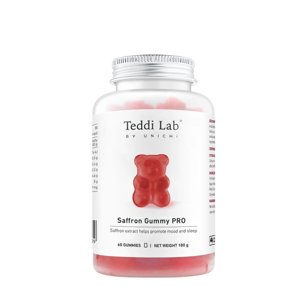 Unichi Teddi Lab Saffron Gummy PRO 60 Gummies