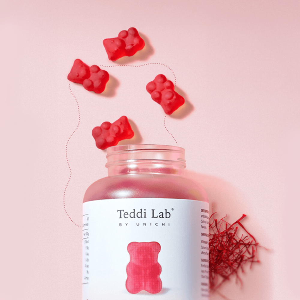 Unichi Teddi Lab Saffron Gummy PRO 60 Gummies