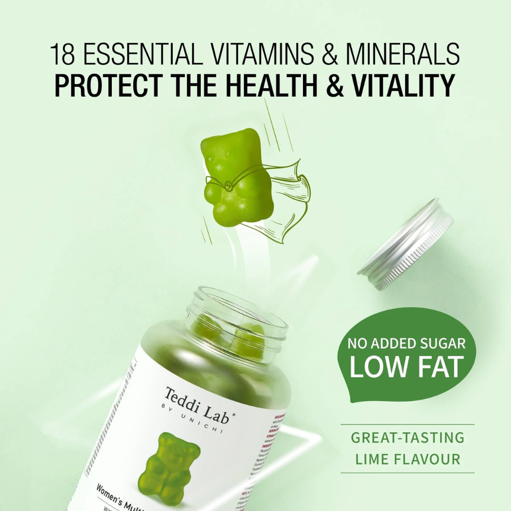 Unichi Teddi Lab Women's Multi-Nutrient Gummy 60 Gummies