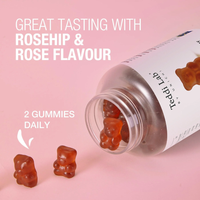 Unichi Teddi Lab Rose Collagen Gummy 60 Gummies