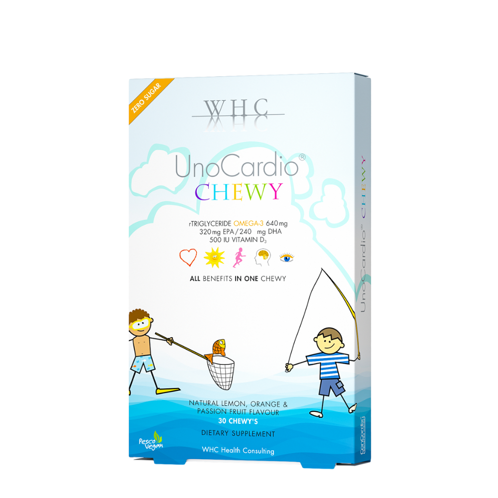 WHC UnoCardio CHEWY Fish Oil For Children 30Caps