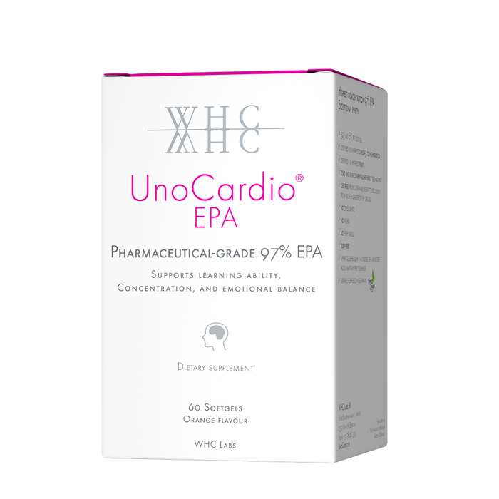 WHC UnoCardio EPA High Purity Pure EPA Fish Oil 60Caps