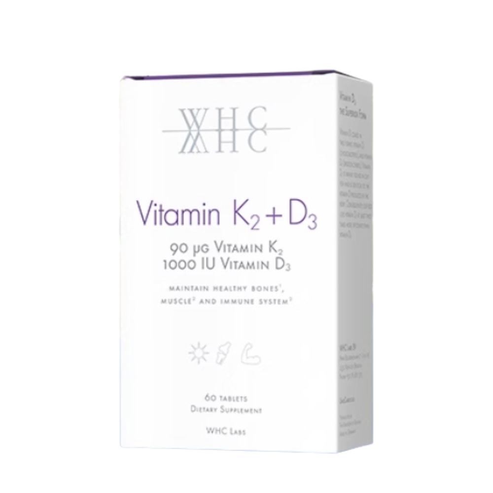 WHC Vitamin K2 + D3 60Caps