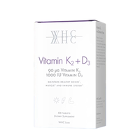 WHC Vitamin K2 + D3 60Caps