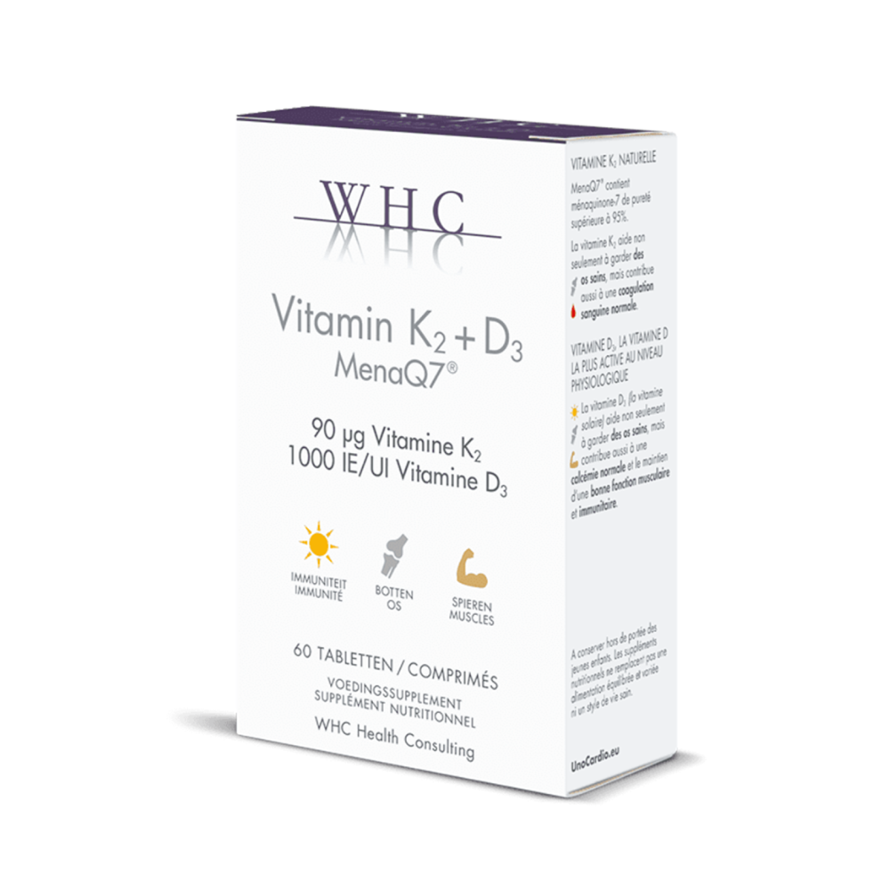 WHC Vitamin K2 + D3 60Caps