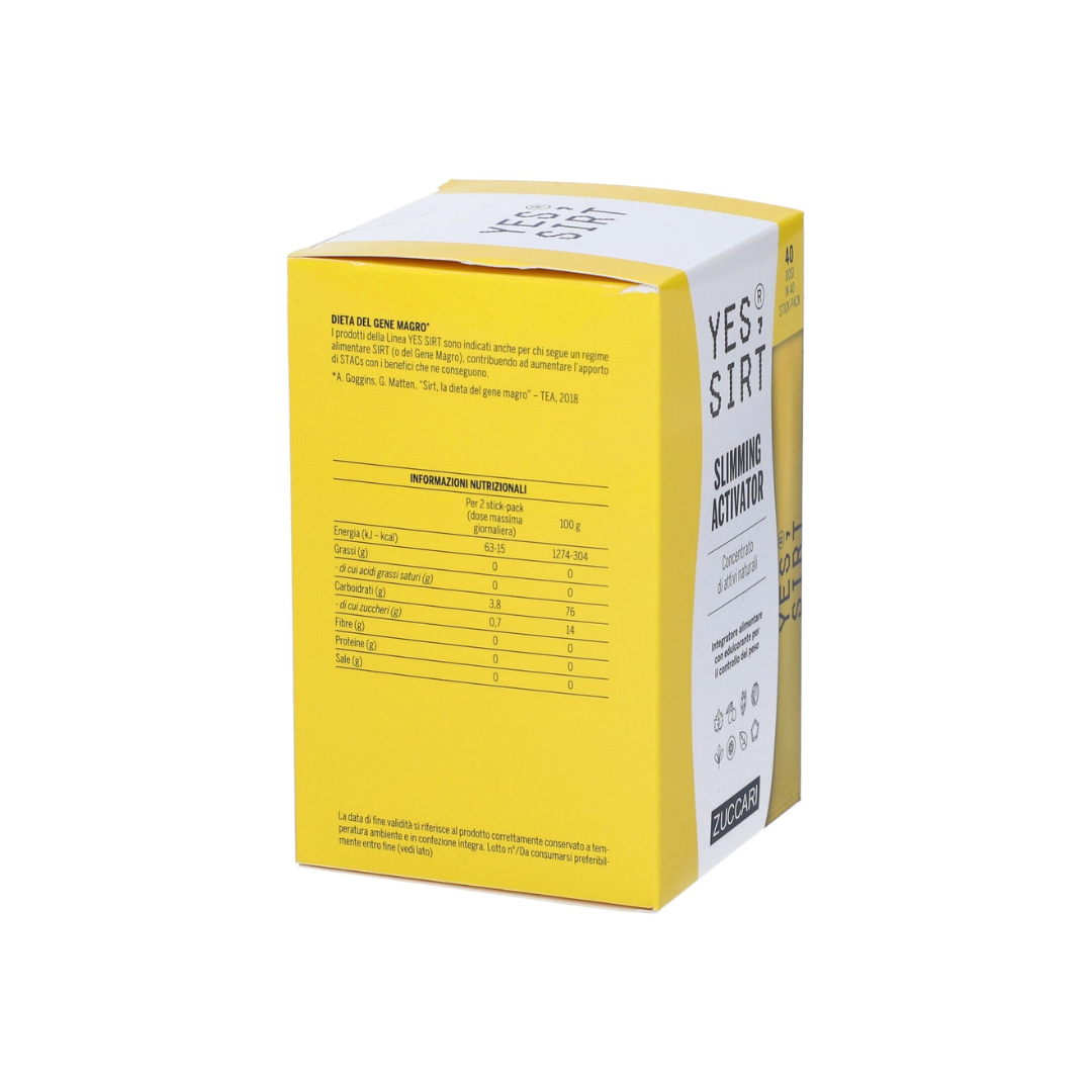 Zuccari Yes Sirt Slimming Activator Stick-pack 40 x 2.5g