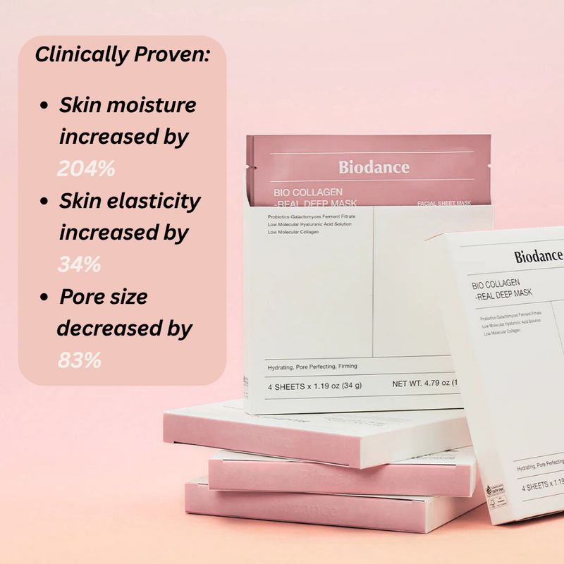 BIODANCE Bio-Collagen Real Deep Mask 4pcs