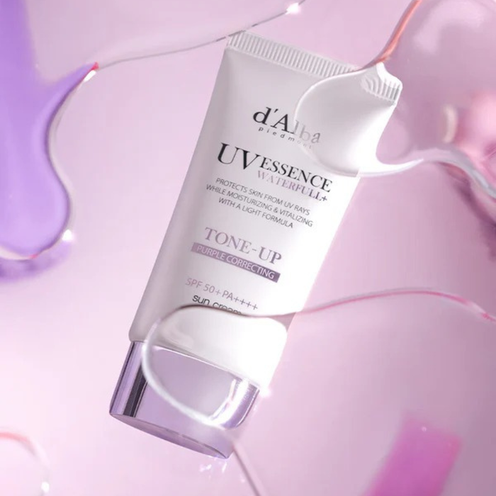 d'Alba Waterfull Tone-Up Sun Cream #Purple SPF50+ PA++++ 50ml