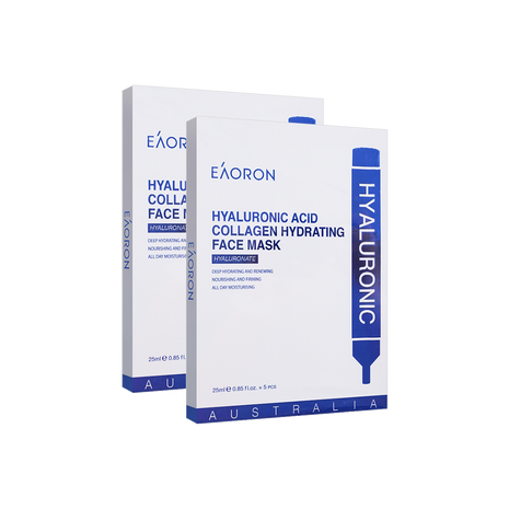 Eaoron Hyaluronic Acid Collagen Hydrating Face Mask 25ml 5 Piece