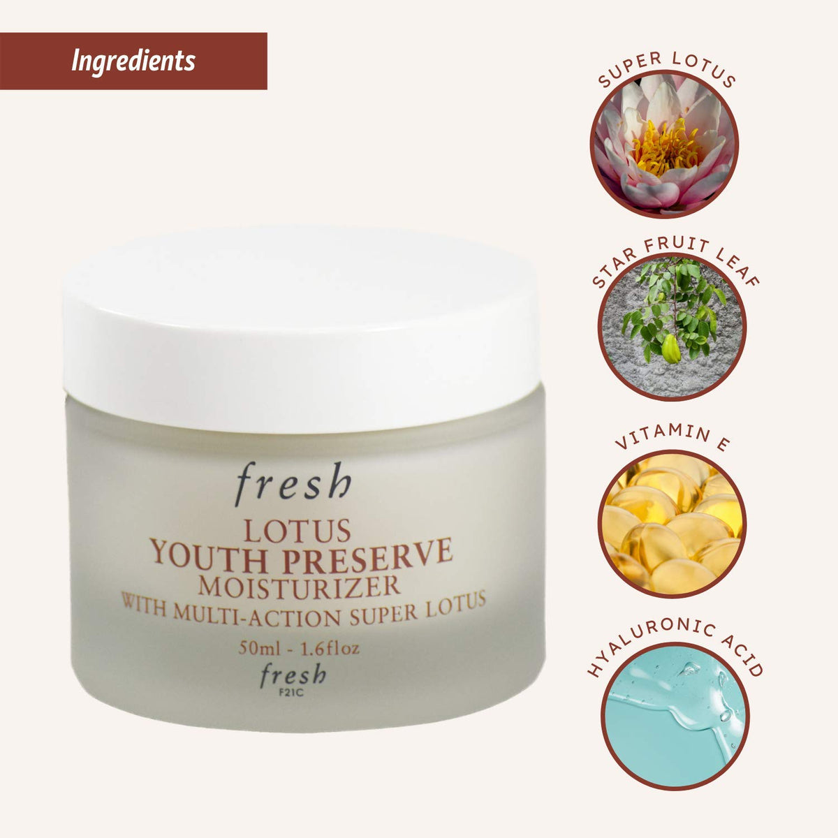 Fresh Lotus Youth Preserve Moisturizer 50ml