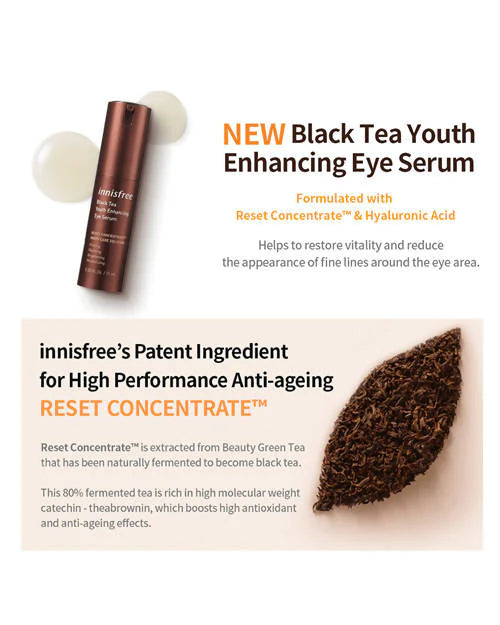 Innisfree Black Tea Youth Enhancing Eye Serum 15ml
