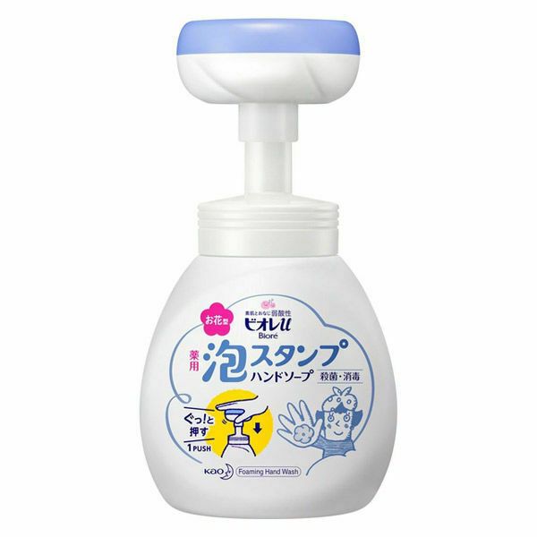 Kao Biore Foam Stamp Hand Soap Flower Wash 240ml