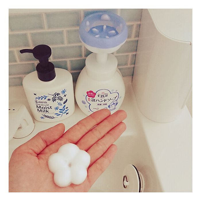 Kao Biore Foam Stamp Hand Soap Flower Wash 250ml